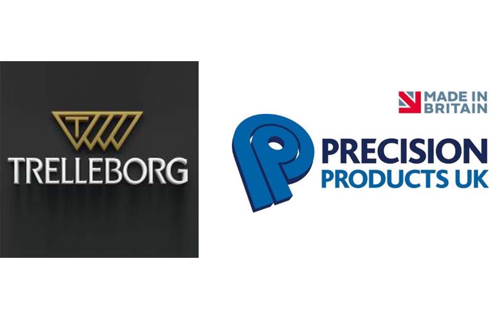 precision products uk trelleborg logo